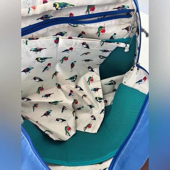 Vera Bradley Cool Lagoon Go Anywhere Carry-On Lighten Up Travel Duffle Bag NWOT - Picture 14 of 16